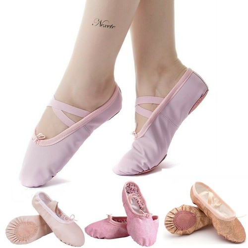 Leather ballet shoes - leather,